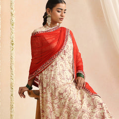 Women Floral Printed Regular Kurta With Trousers & Dupatta