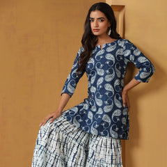 Khushal K Women Paisley Printed Cotton Kurta set