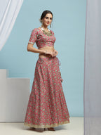 Ready to Wear Printed Lehenga & Blouse With Dupatta
