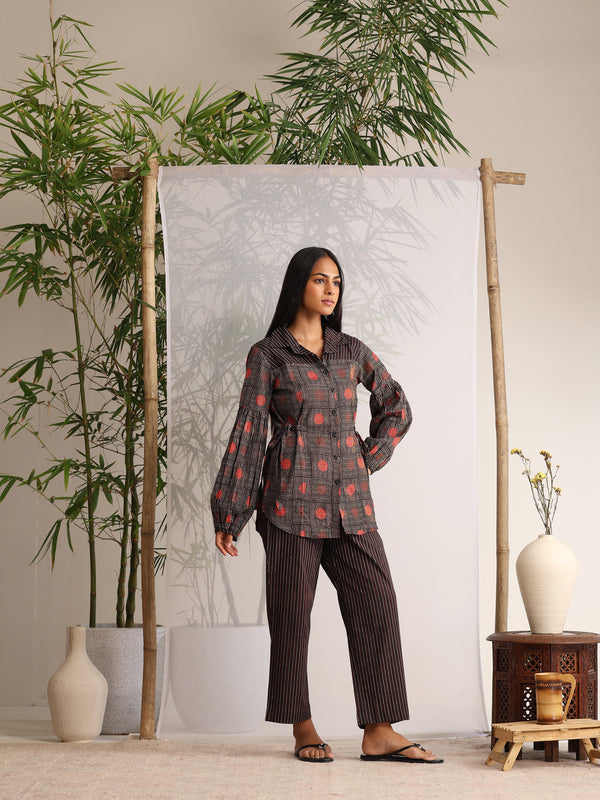 Khushal K Women Co-Ords set - Black