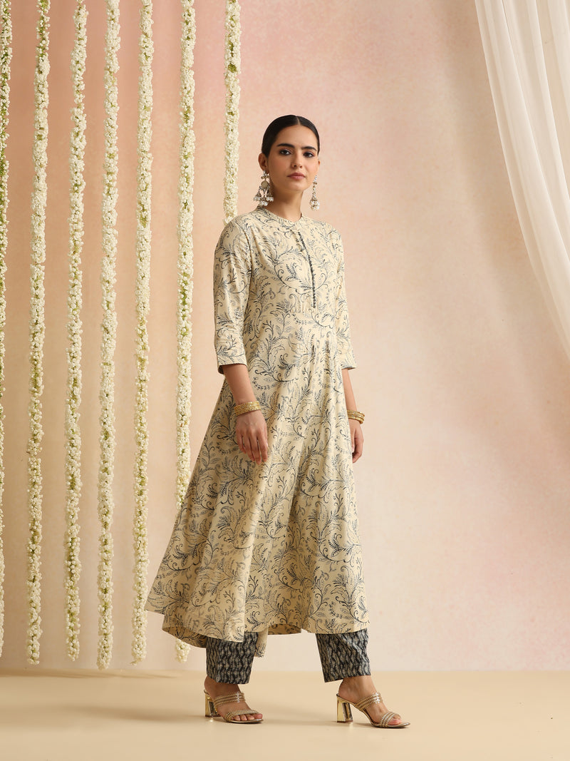 Women Ethnic Motifs Printed Regular Kurta with Trousers & Dupatta