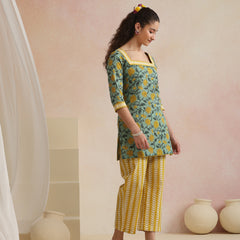 Khushal K Women Co-Ords Set - Green