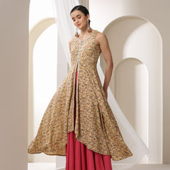 Khushal K Women Ethnic Printed Regular Kurta set