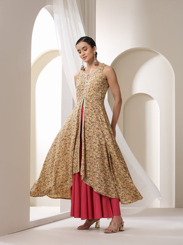 Khushal K Women Ethnic Printed Regular Kurta set