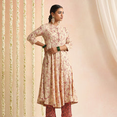 Women Floral Printed Regular Kurta With Trousers & Dupatta