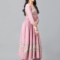 Women Floral Printed Regular Kurta with Palazzos & With Dupatta