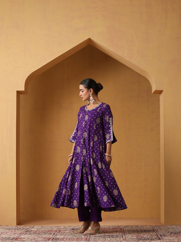 Khushal K Women Ethnic Motifs Printed Kurta set