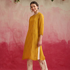 Mustard Mirror Work 3-Piece Cord Set