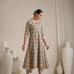 Khushal K Floral Printed  Anarkali Kurta set