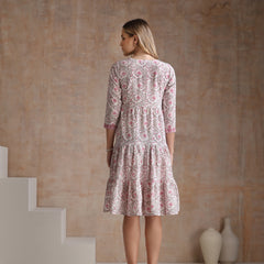 Women Ethnic Motifs Printed A-Line Dress