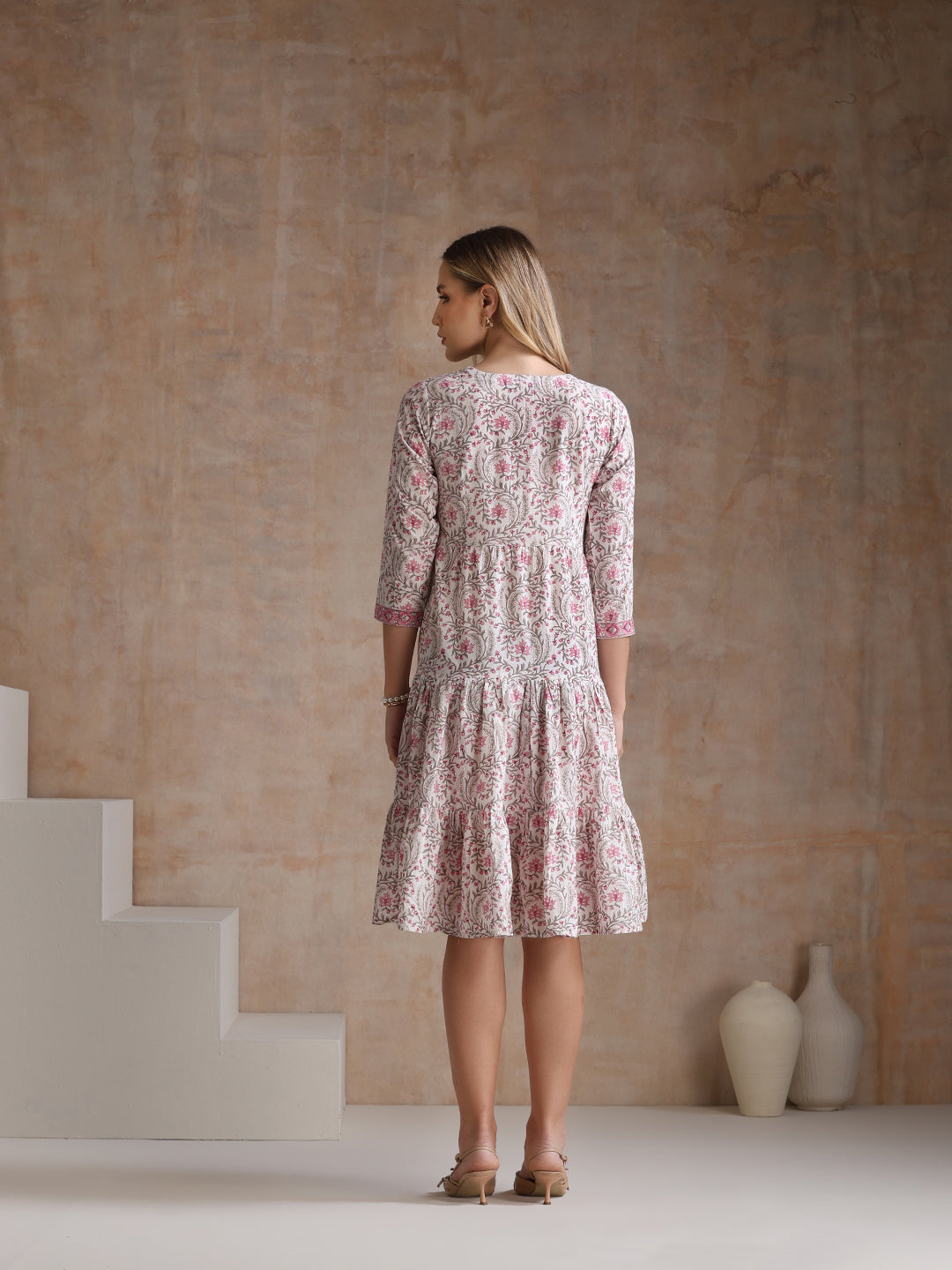 Women Ethnic Motifs Printed A-Line Dress