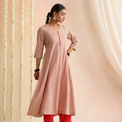Women Ethnic Motifs Printed Pure Cotton Kurta & Trouser With Dupatta