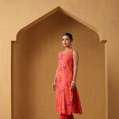 Khushal K Women Ethnic Motifs Printed Cotton Kurta set