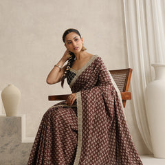 Ethnic Motifs Pure Cotton Fashion Saree
