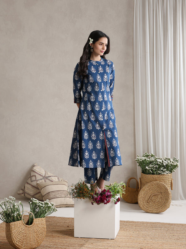 Indigo Bloom Cord Set