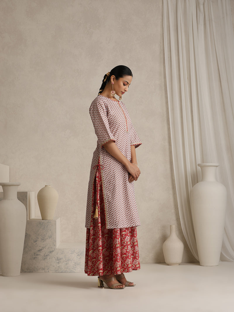 Khushal K Women Floral Printed Kurta set