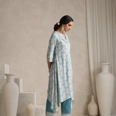 Khushal K Women Paisley Printed A-Line Kurta set