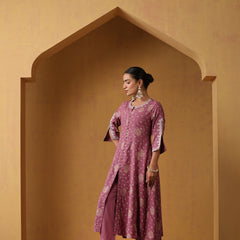 Khushal K Women Ethnic Motifs Embroidered Pure Cotton Kurta set