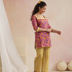 Khushal K Women Co-Ords Set - Pink