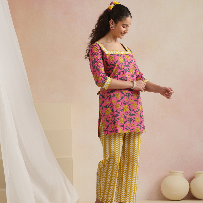 Women Co-Ords Set - Pink - Khushal K - Image 5