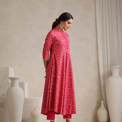 Khushal K Floral Printed Empire Kurta set