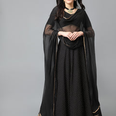 Bandhani Printed Gotta Patti Ready to Wear Lehenga & Blouse With Dupatta
