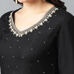 Khushal K Women Regular Gotta Patti Kurta Sets