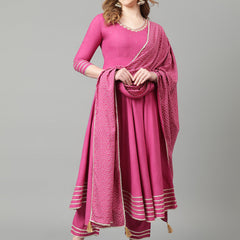 Khushal K Women Regular Gotta Patti Kurta Sets