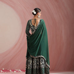 Embroidered Sequinned Ready To Wear Lehenga & Blouse With Dupatta