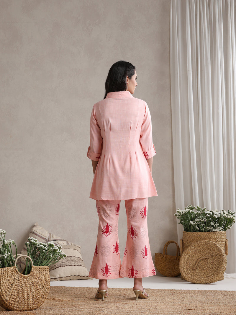 Pink Serenity Floral Cord set