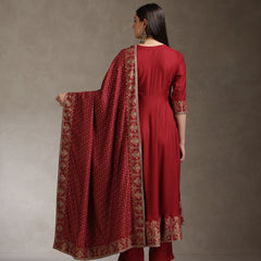 Khushal K Women Solid Anarkali Kurta set
