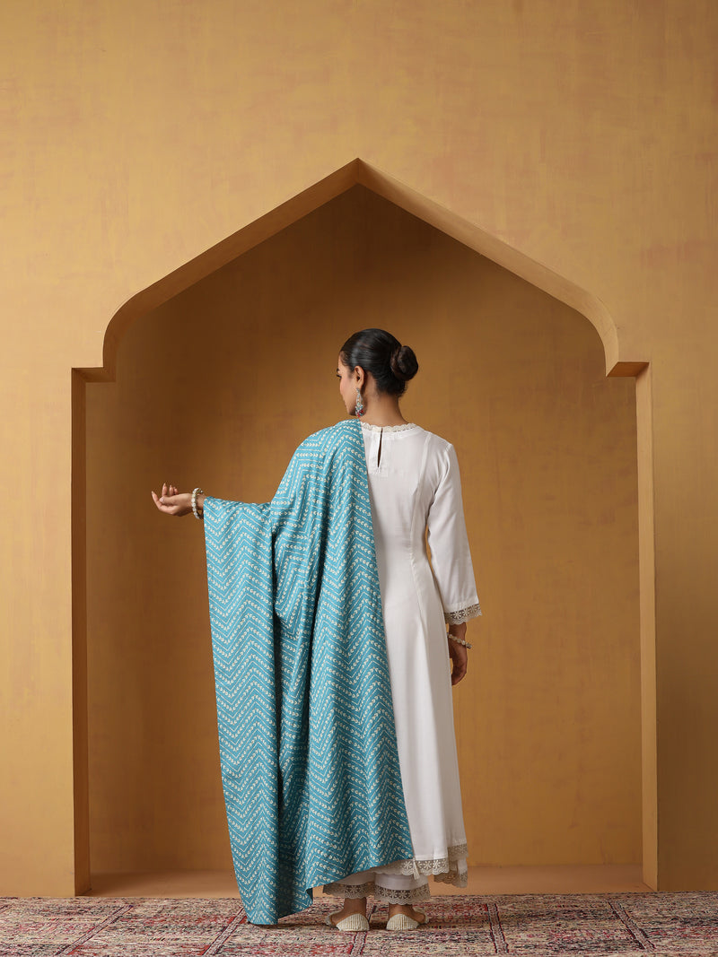 Khushal K Women Solid A-Line Kurta set