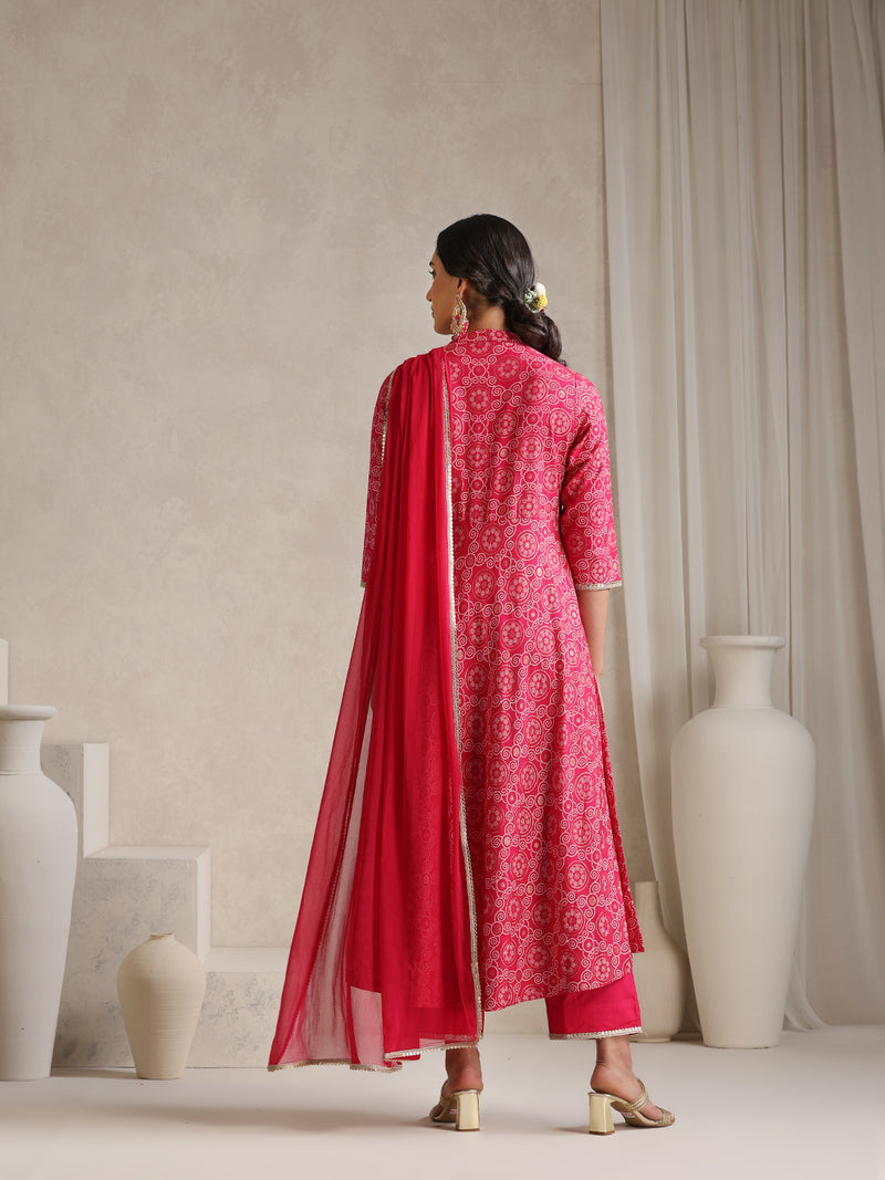 Khushal K Floral Printed Empire Kurta set