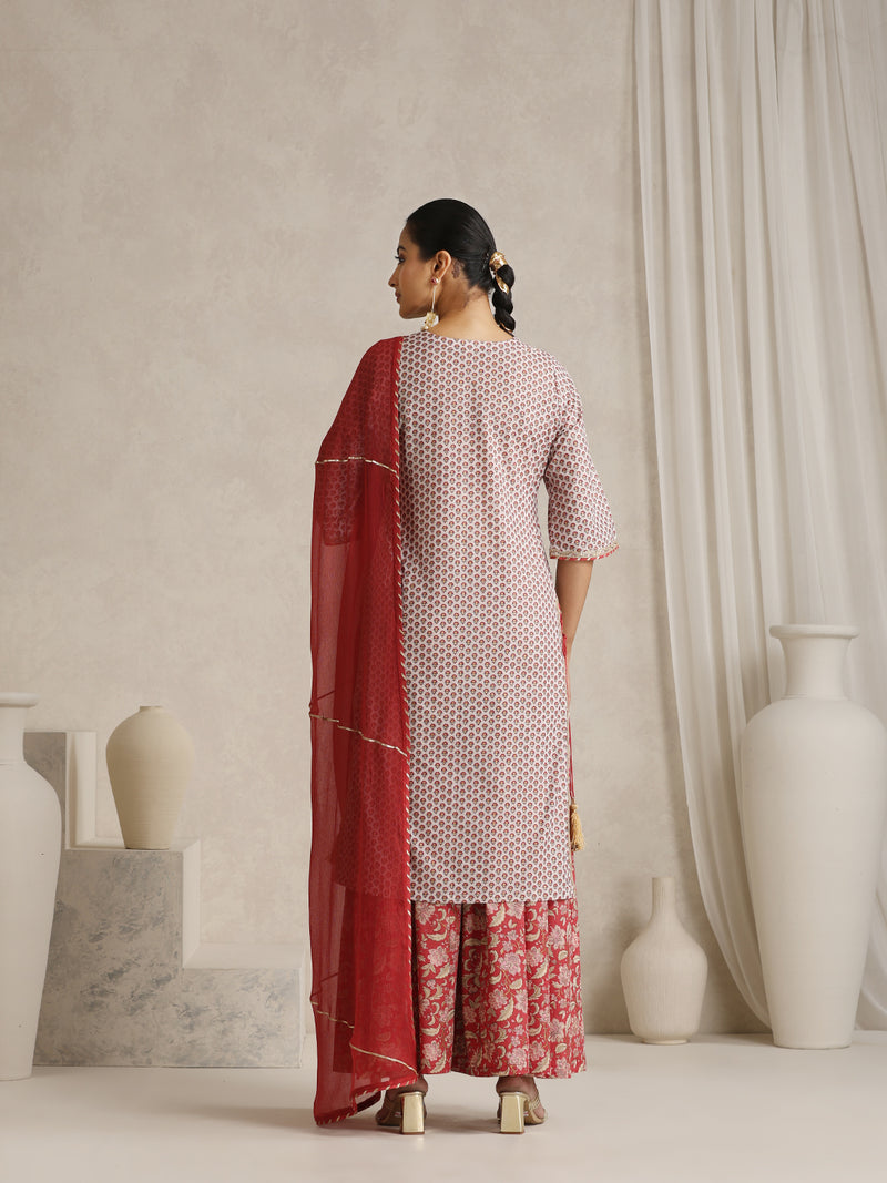 Khushal K Women Floral Printed Kurta set