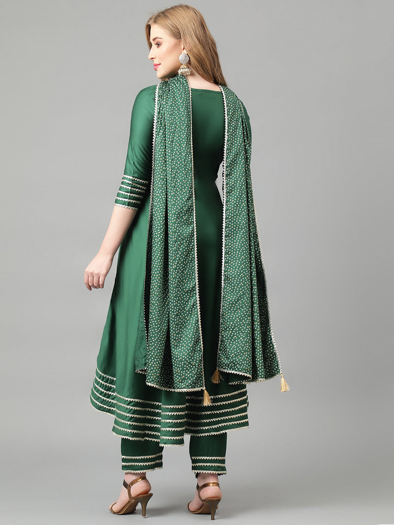 Khushal K Women Regular Gotta Patti Kurta Sets