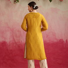 Mustard Mirror Work 3-Piece Cord Set