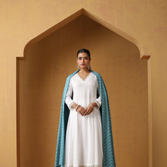 Khushal K Women Solid A-Line Kurta set