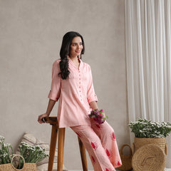 Pink Serenity Floral Cord set