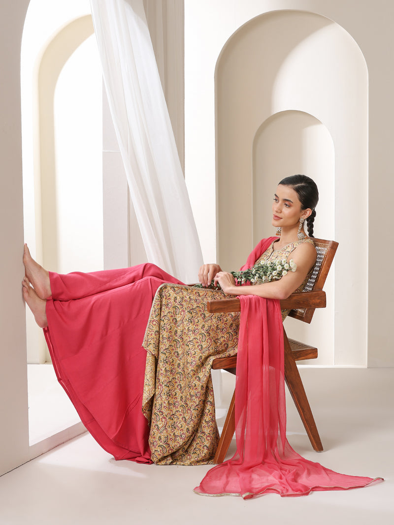 Khushal K Women Ethnic Printed Regular Kurta set