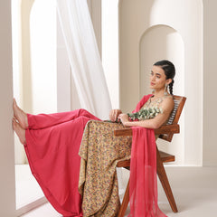 Khushal K Women Ethnic Printed Regular Kurta set