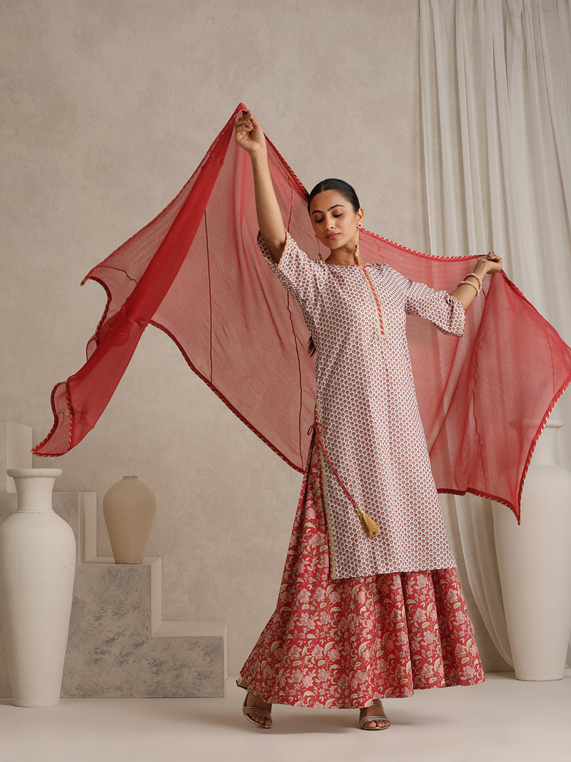 Khushal K Women Floral Printed Kurta set