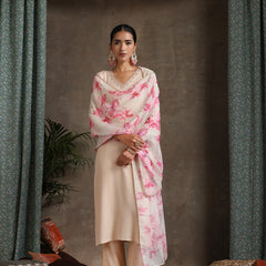 Khushal K Women Embroidered Regular Thread Work Kurta set