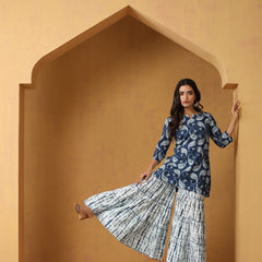 Khushal K Women Paisley Printed Cotton Kurta set