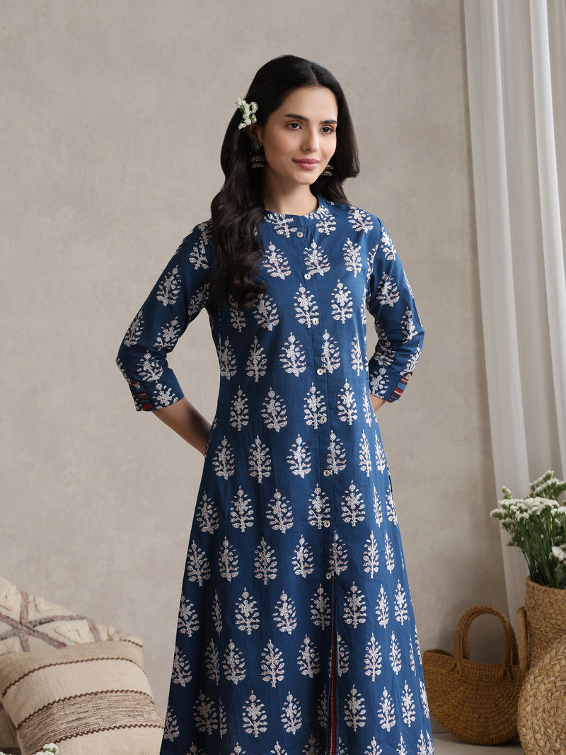 Indigo Bloom Cord Set