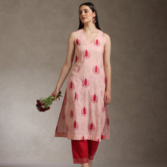 Khushal K Women Ethnic Motifs Printed Cotton Kurta set