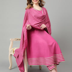 Khushal K Women Regular Gotta Patti Kurta Sets