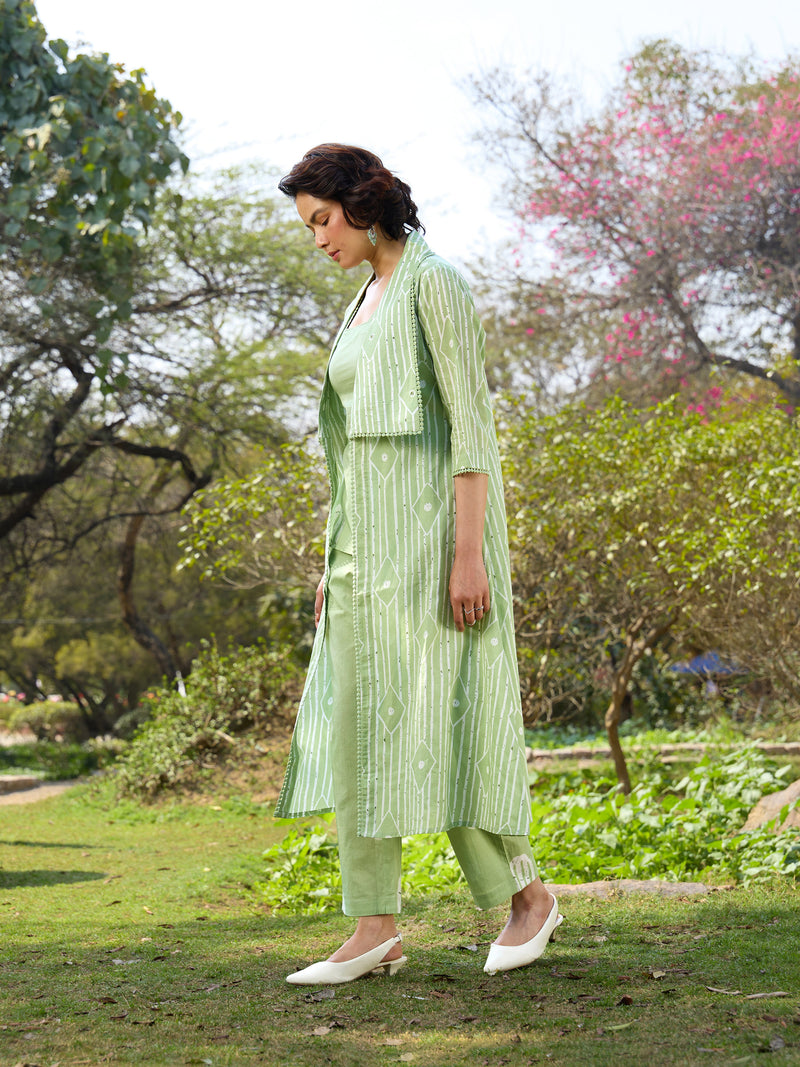 Khushal K Women Printed Pure Cotton Co-Ords set