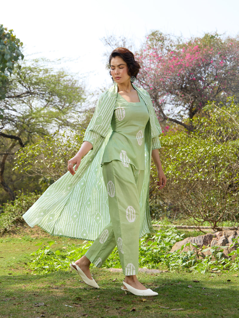 Khushal K Women Printed Pure Cotton Co-Ords set