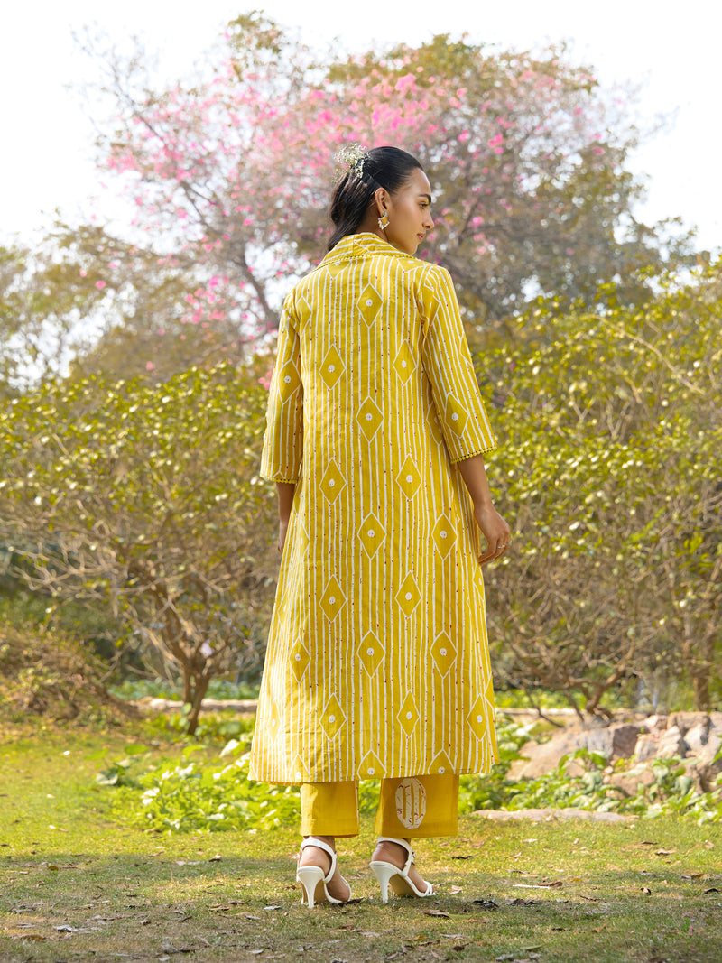 Khushal K Women Printed Pure Cotton Co-Ords set