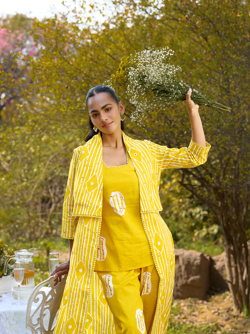Khushal K Women Printed Pure Cotton Co-Ords set